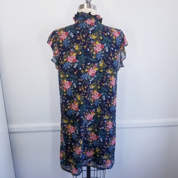 Madewell x No.6 | Silk Floral Ruffle Dress size 8 - Picture 7 of 14